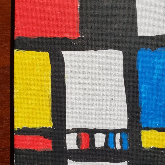Primary Movement- Acrylic on Canvas Board - Picture 3 of 4